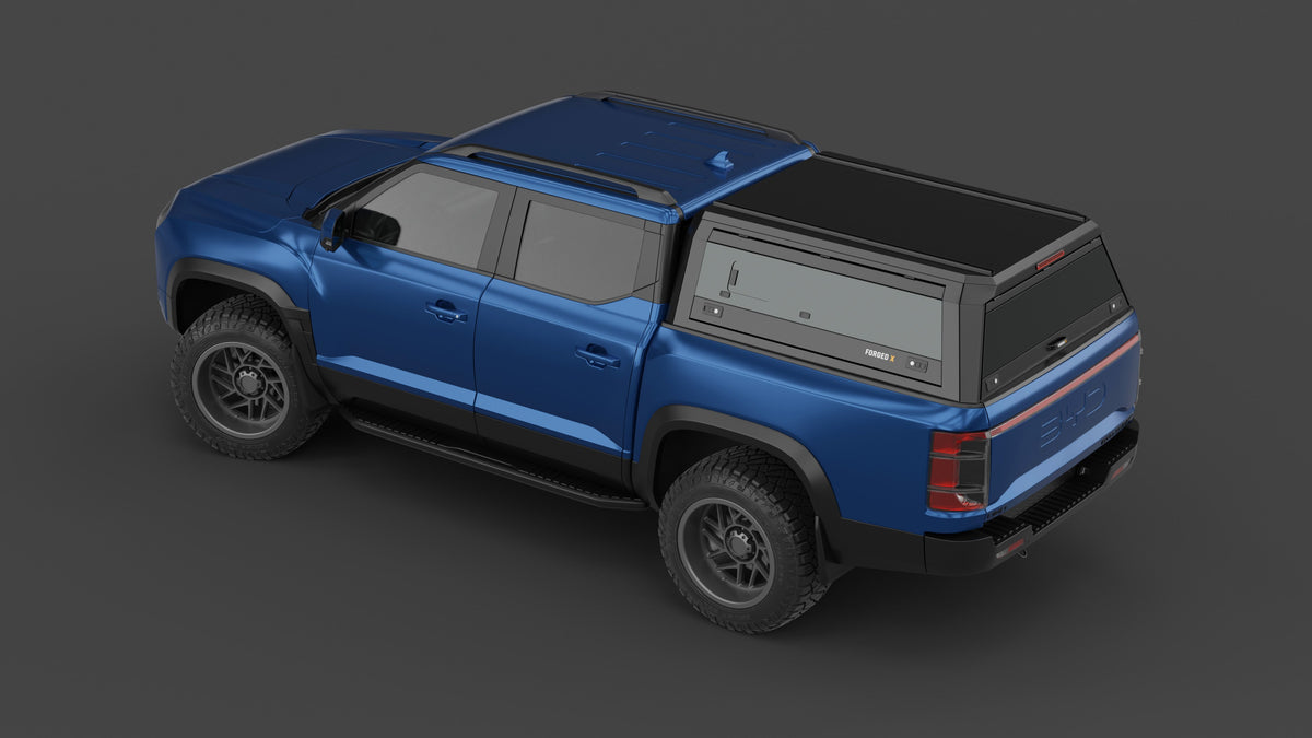 ForgedX Aluminium Ute Canopy - to suit BYD Shark 6 2024-on - RIVAL 4x4 Australia
