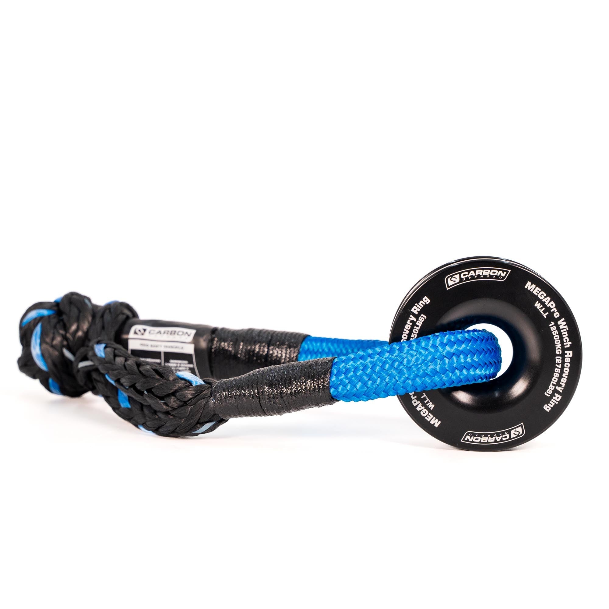 Carbon Offroad Recovery Ring and Soft Shackle Combo