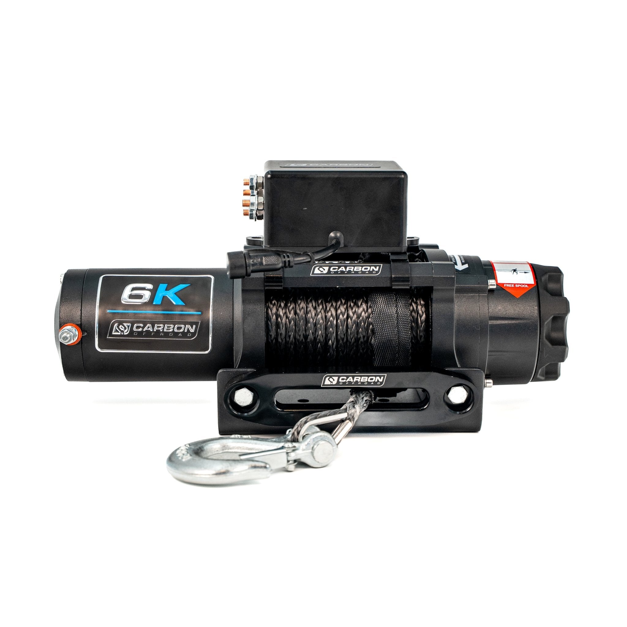 Carbon Offroad 6000lb ATV - Small 4X4 Winch 24V - RIVAL 4x4 Australia