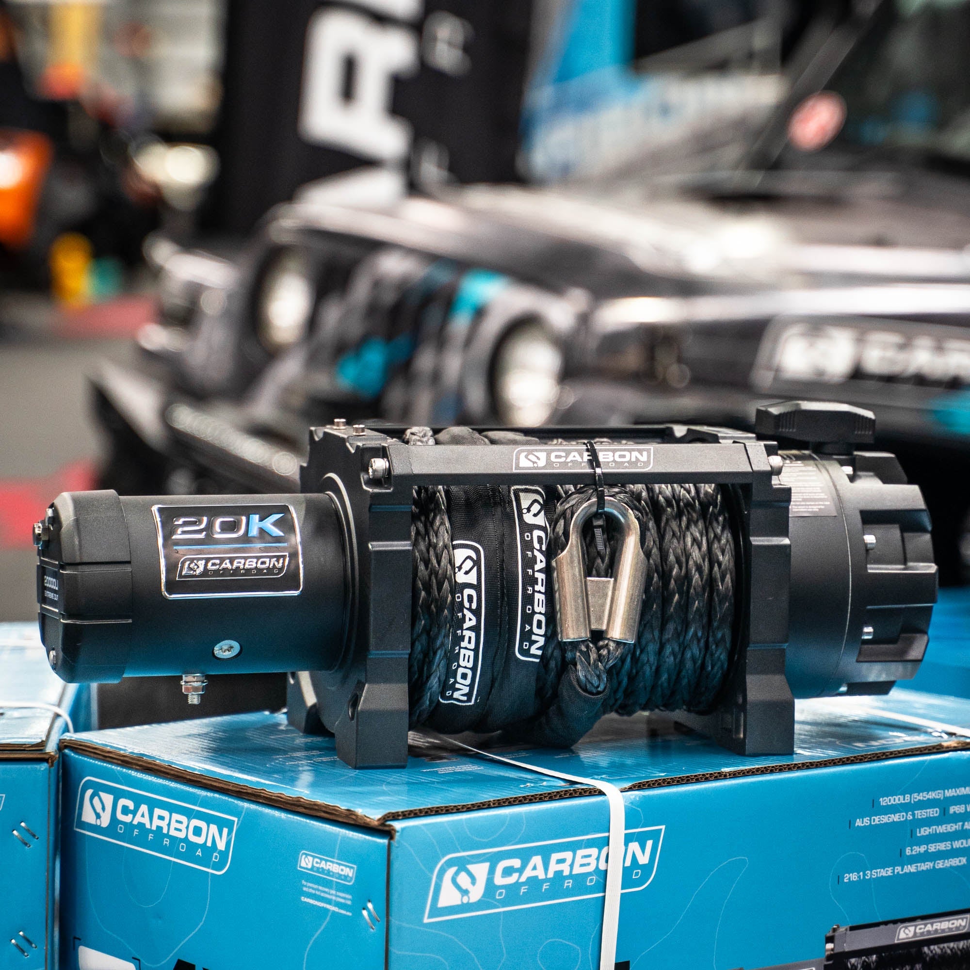 Carbon Scout Pro - 20000lb Extreme Duty Truck Winch