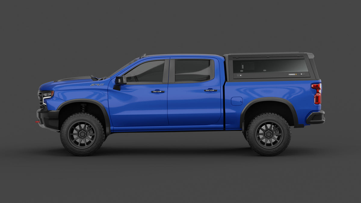 ForgedX Aluminium Ute Canopy - to suit Chevrolet Silverado 1500 2019-on (5'8" Short Box)