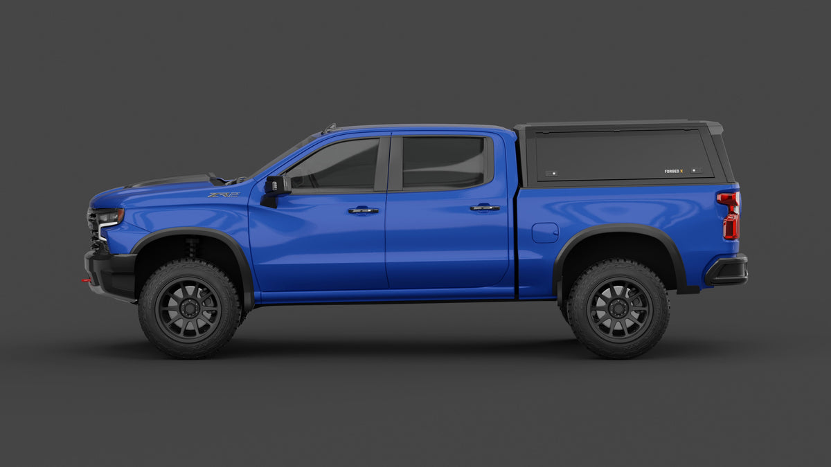 ForgedX Aluminium Ute Canopy - to suit Chevrolet Silverado 1500 2019-on (5'8" Short Box)