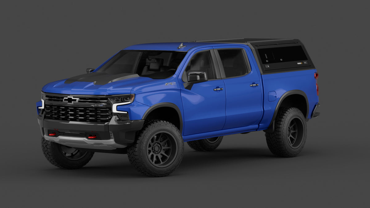 ForgedX Aluminium Ute Canopy - to suit Chevrolet Silverado 1500 2019-on (5'8" Short Box)