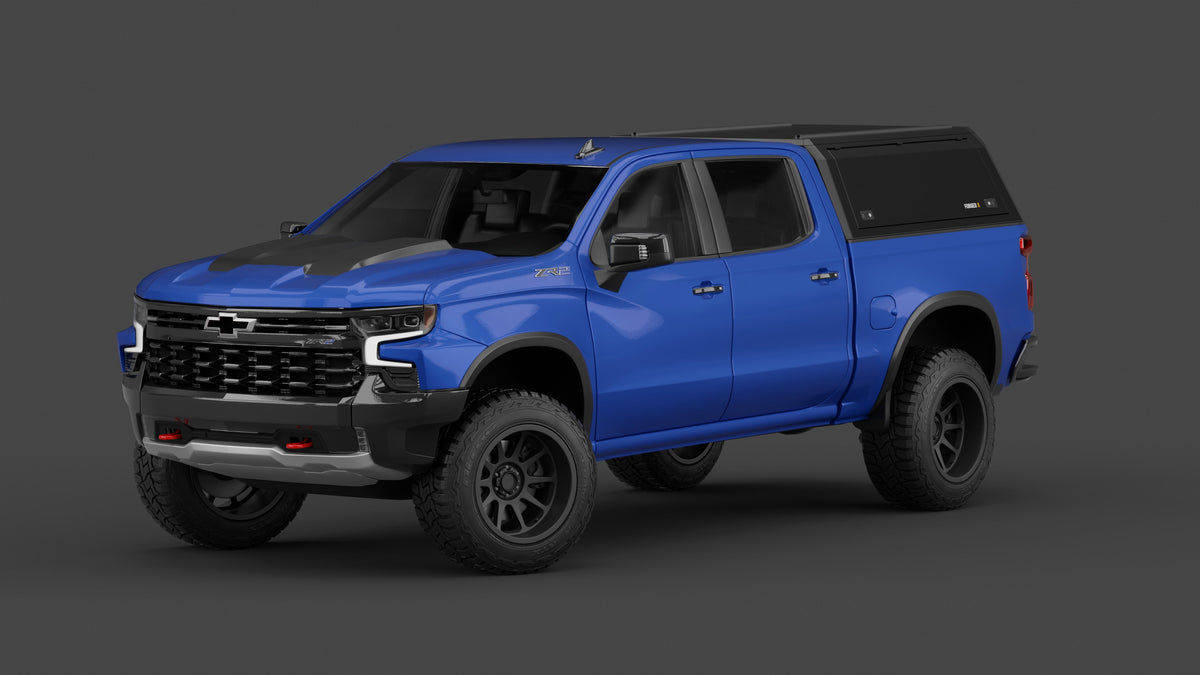 ForgedX Aluminium Ute Canopy - to suit Chevrolet Silverado 1500 2019-on (5'8" Short Box)