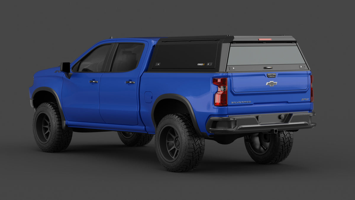 ForgedX Aluminium Ute Canopy - to suit Chevrolet Silverado 1500 2019-on (5'8" Short Box)