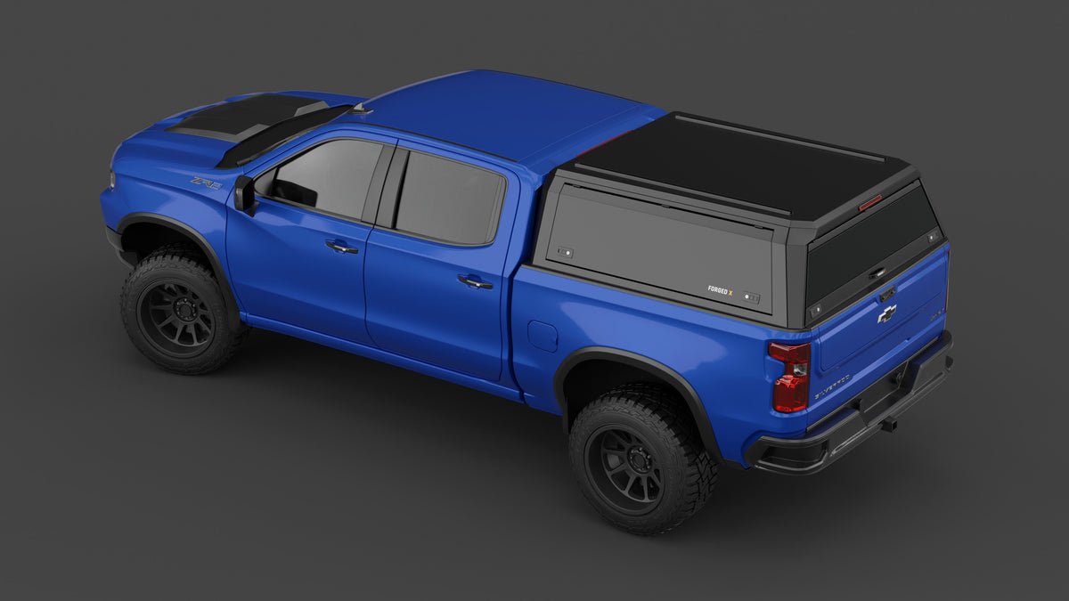 ForgedX Aluminium Ute Canopy - to suit Chevrolet Silverado 1500 2019-on (5'8" Short Box)