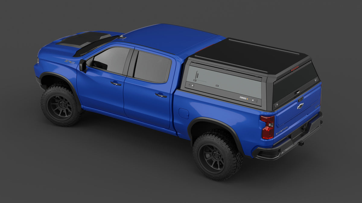 ForgedX Aluminium Ute Canopy - to suit Chevrolet Silverado 1500 2019-on (5'8" Short Box)
