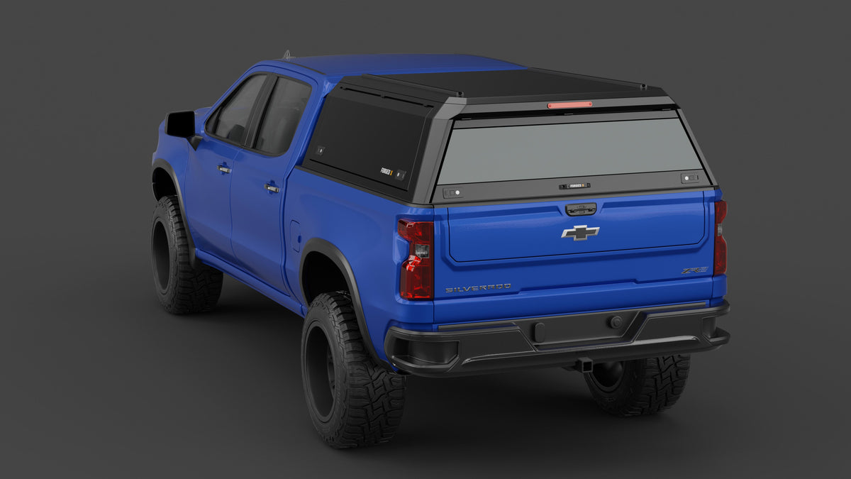 ForgedX Aluminium Ute Canopy - to suit Chevrolet Silverado 1500 2019-on (5'8" Short Box)