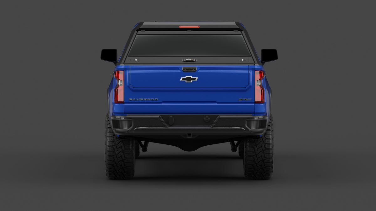 ForgedX Aluminium Ute Canopy - to suit Chevrolet Silverado 1500 2019-on (5'8" Short Box)