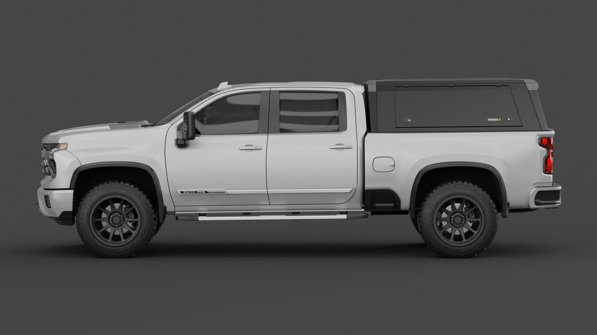 ForgedX Aluminium Ute Canopy - to suit Chevrolet Silverado 2500 HD 2020-on (6'9" Standard Box)