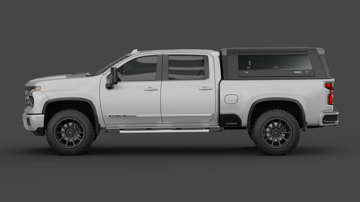 ForgedX Aluminium Ute Canopy - to suit Chevrolet Silverado 2500 HD 2020-on (6'9" Standard Box)