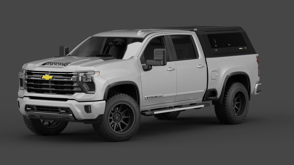 ForgedX Aluminium Ute Canopy - to suit Chevrolet Silverado 2500 HD 2020-on (6'9" Standard Box)