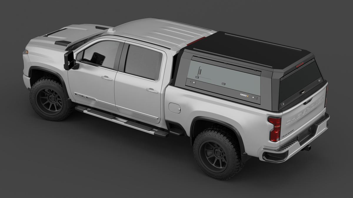 ForgedX Aluminium Ute Canopy - to suit Chevrolet Silverado 2500 HD 2020-on (6'9" Standard Box)