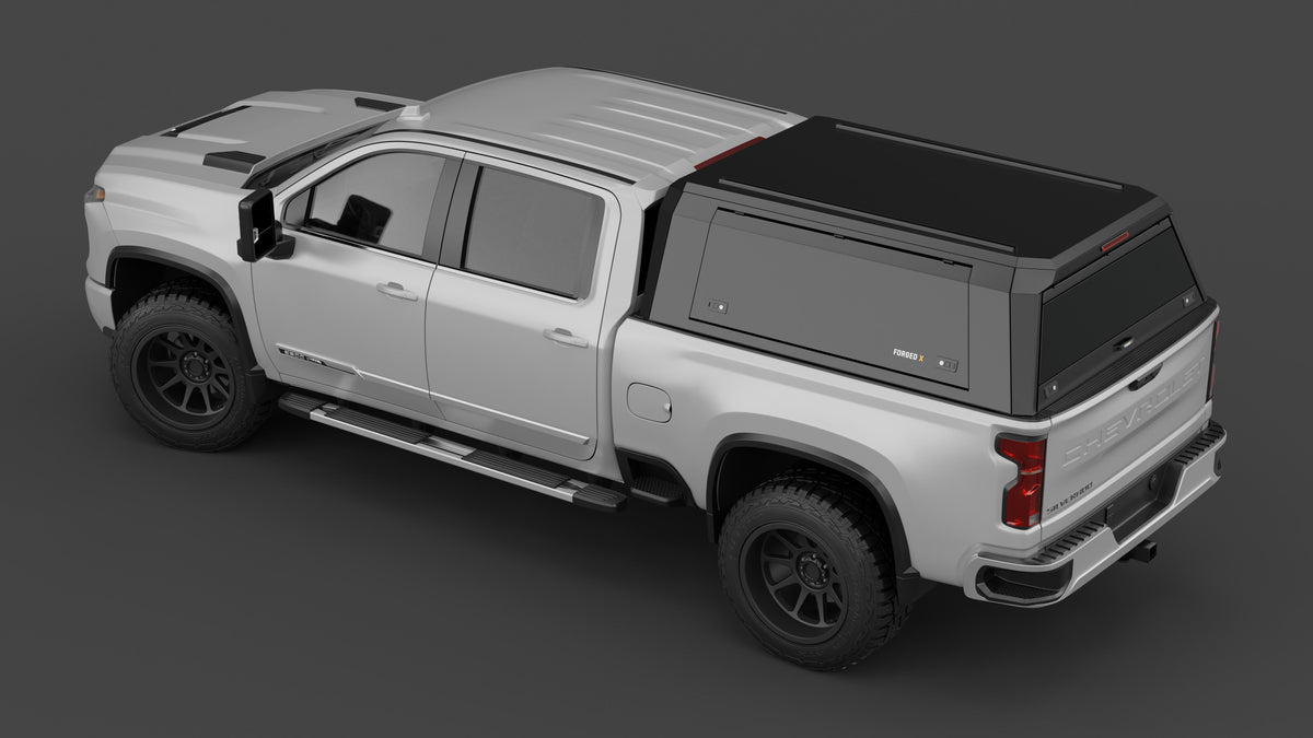 ForgedX Aluminium Ute Canopy - to suit Chevrolet Silverado 2500 HD 2020-on (6'9" Standard Box)