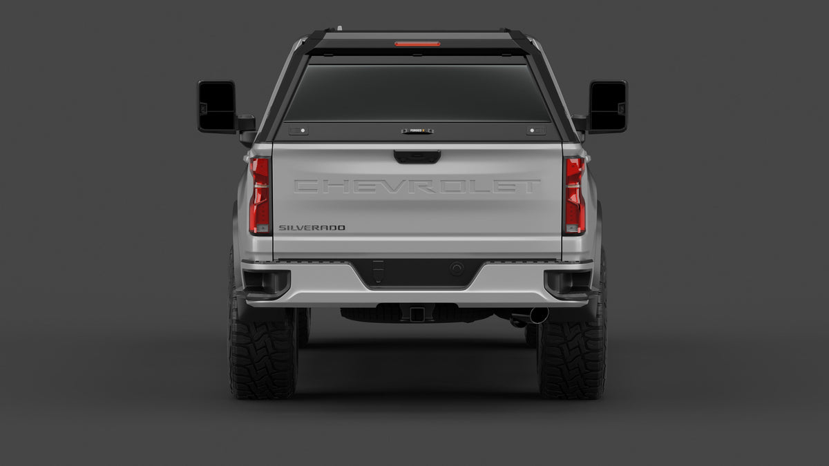 ForgedX Aluminium Ute Canopy - to suit Chevrolet Silverado 2500 HD 2020-on (6'9" Standard Box)
