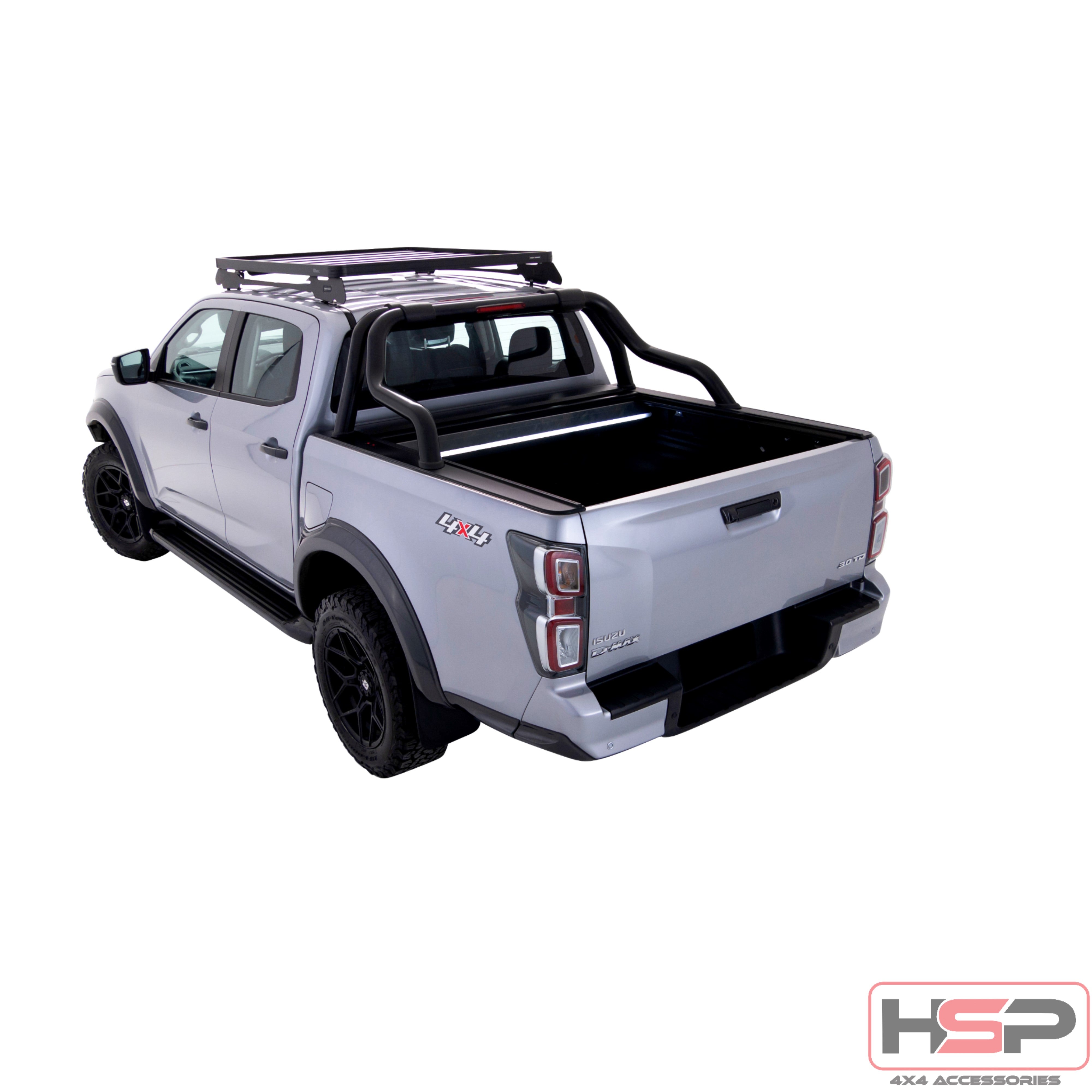 HSP Retractable Tonneau — HSP Retractable Tonneau for Isuzu D-Max Gen 3 — A-Frame Sports Bar