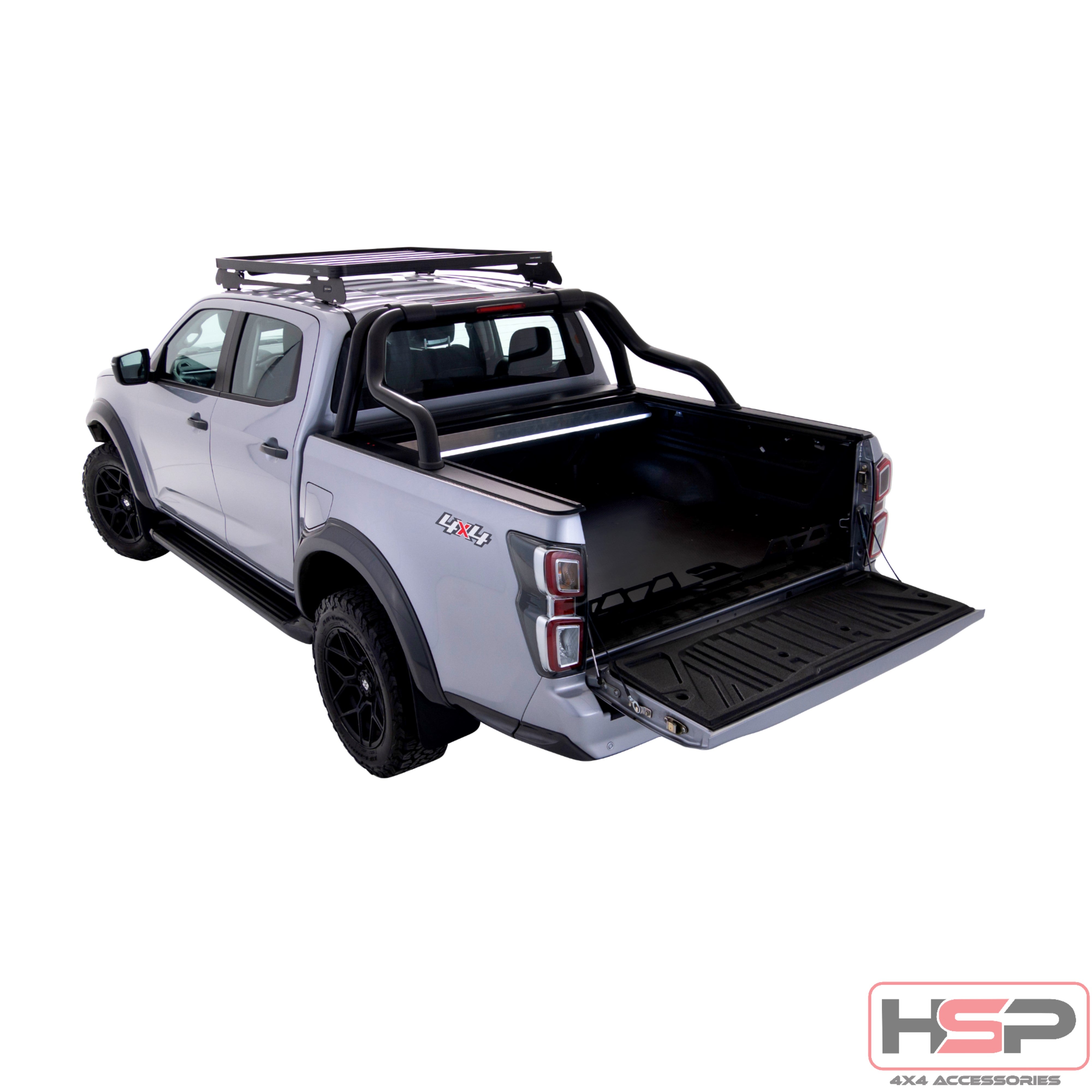 HSP Retractable Tonneau — HSP Retractable Tonneau for Isuzu D-Max Gen 3 — A-Frame Sports Bar