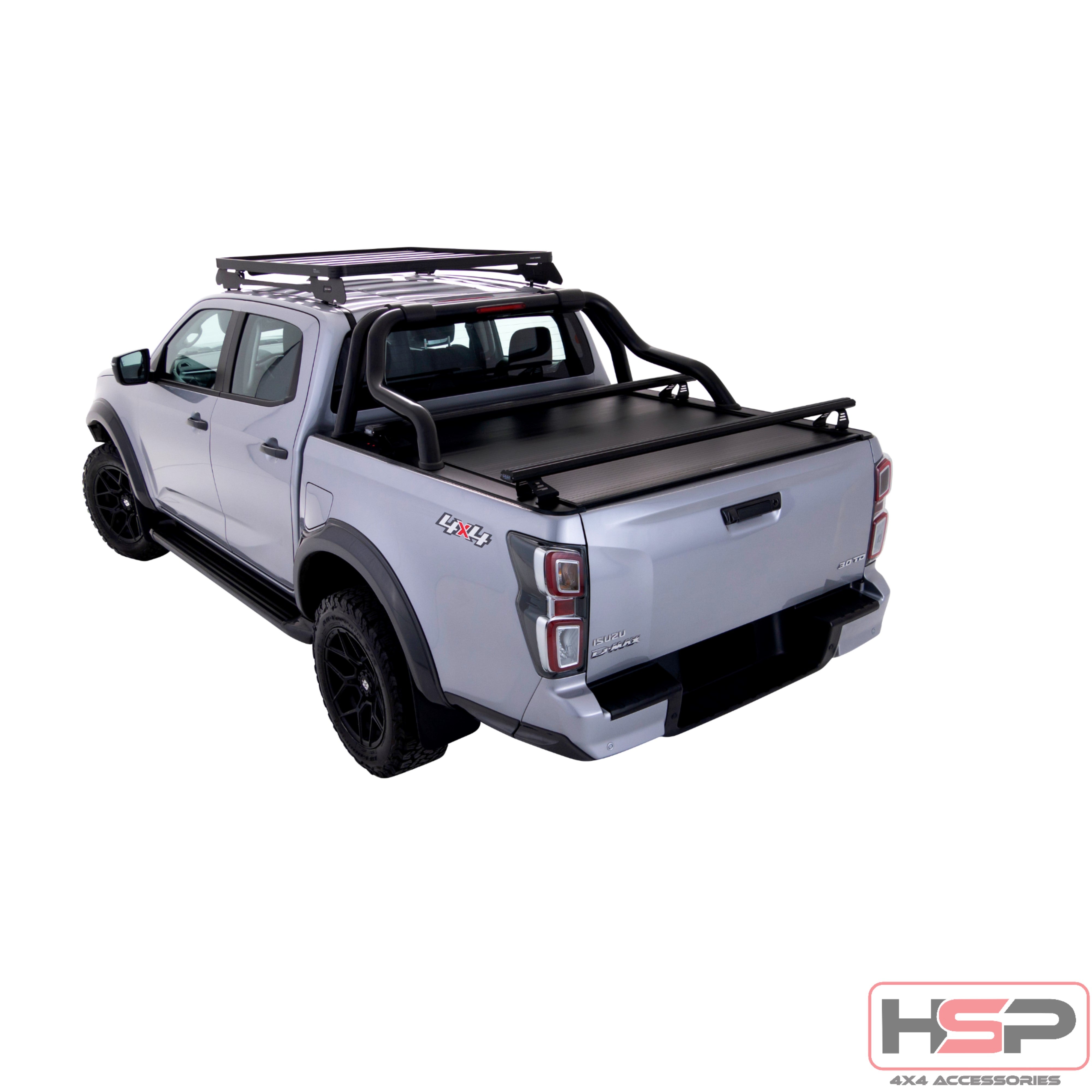 HSP Retractable Tonneau — HSP Retractable Tonneau for Isuzu D-Max Gen 3 — A-Frame Sports Bar
