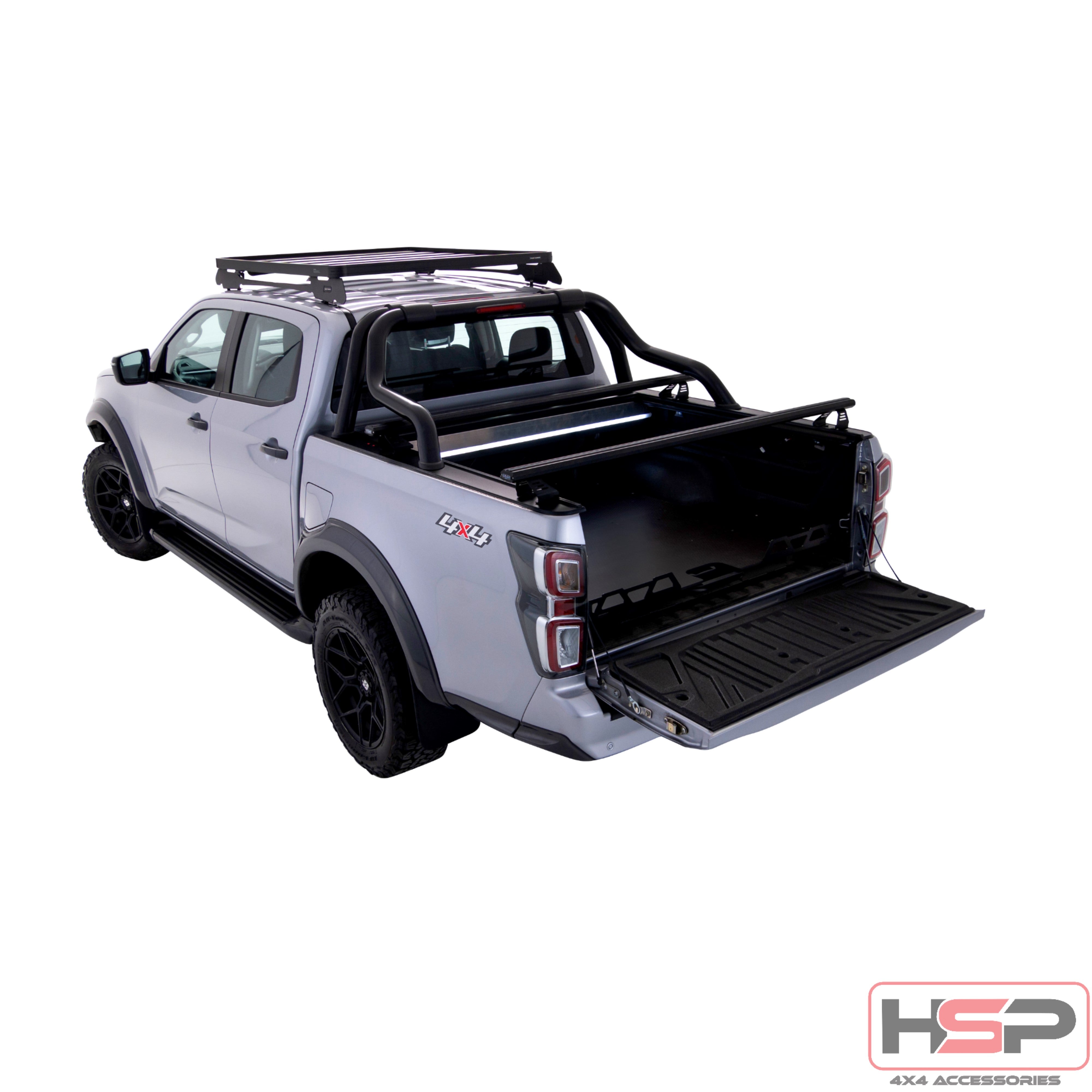 HSP Retractable Tonneau — HSP Retractable Tonneau for Isuzu D-Max Gen 3 — A-Frame Sports Bar