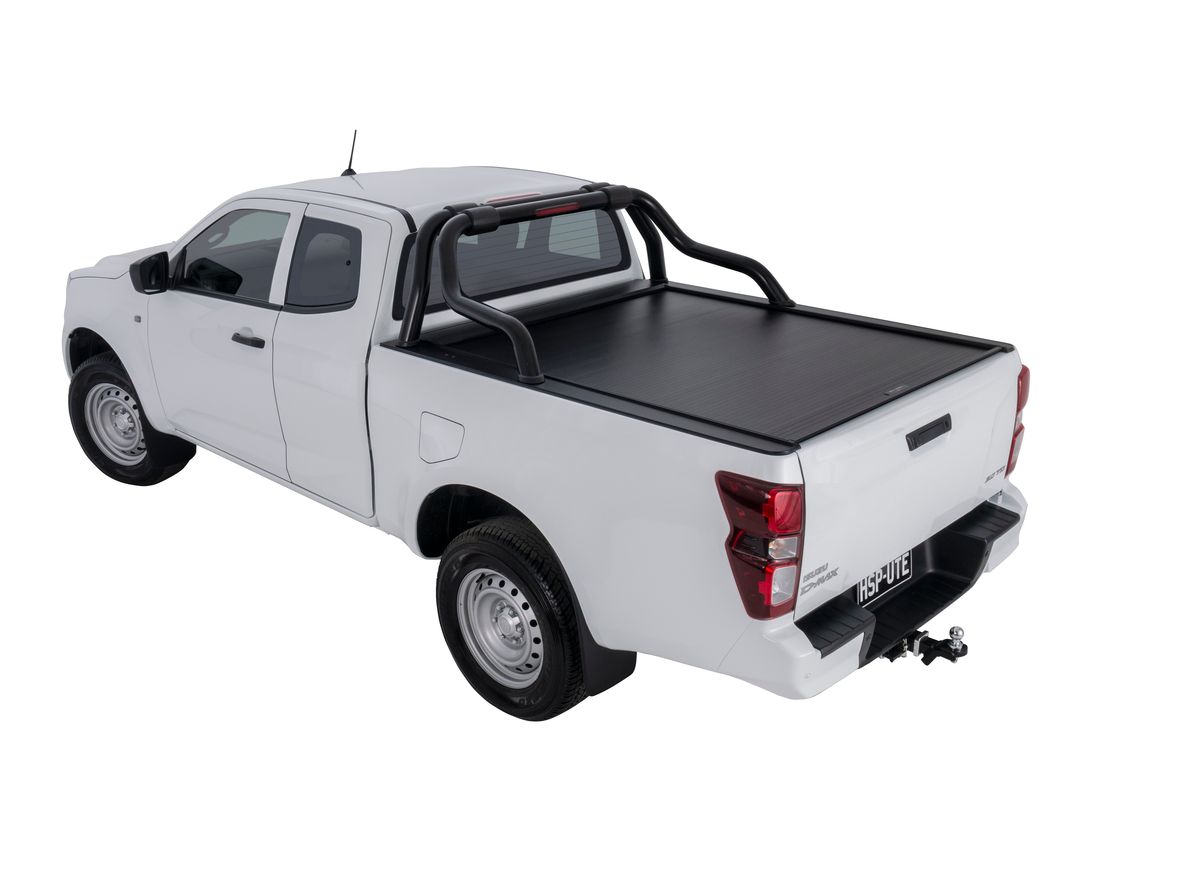 HSP Retractable Tonneau — HSP Retractable Tonneau for Isuzu D-Max Gen 3 — Extended Sports Bar / Genuine Sp
