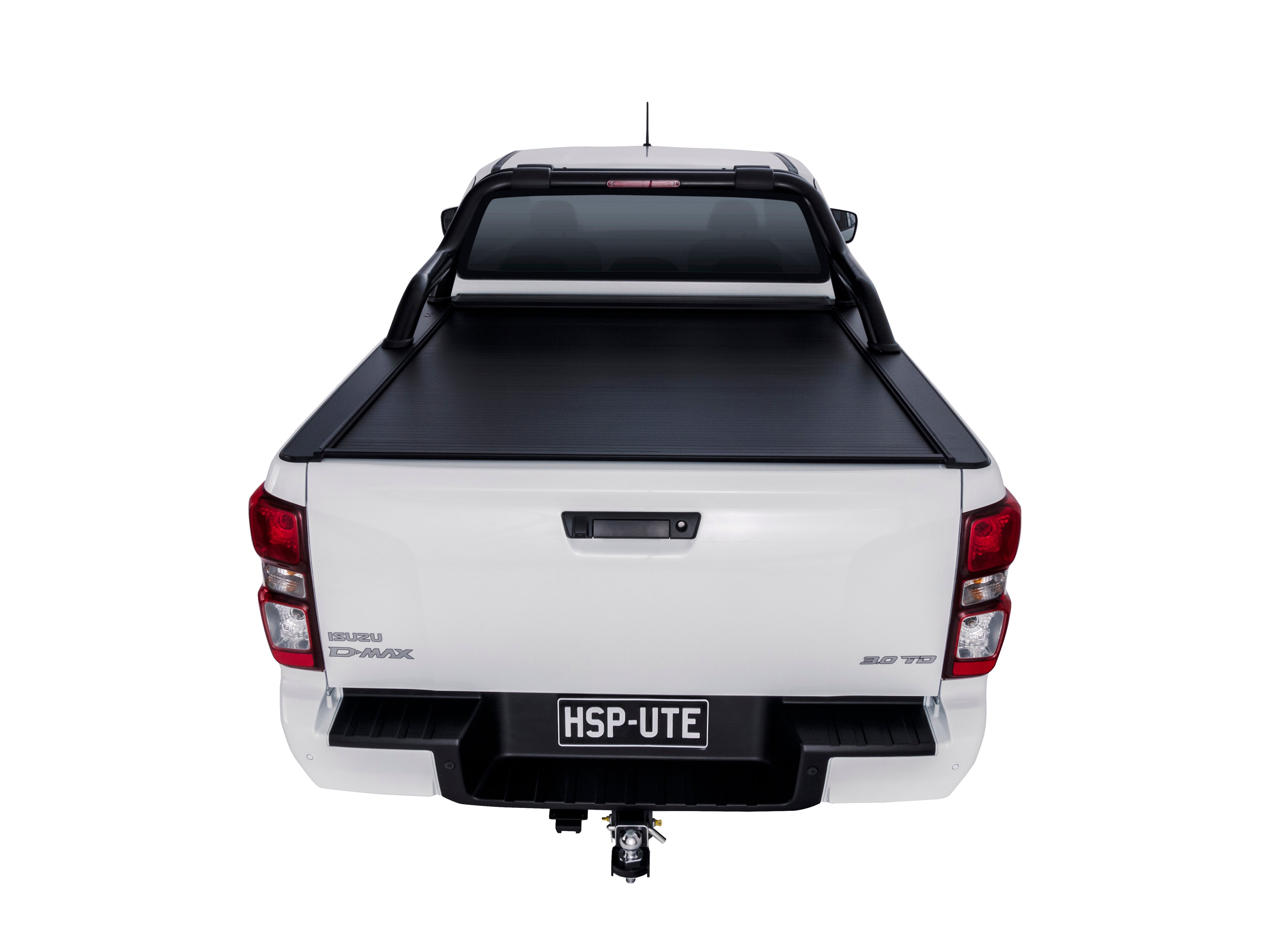 HSP Retractable Tonneau — HSP Retractable Tonneau for Isuzu D-Max Gen 3 — Extended Sports Bar / Genuine Sp