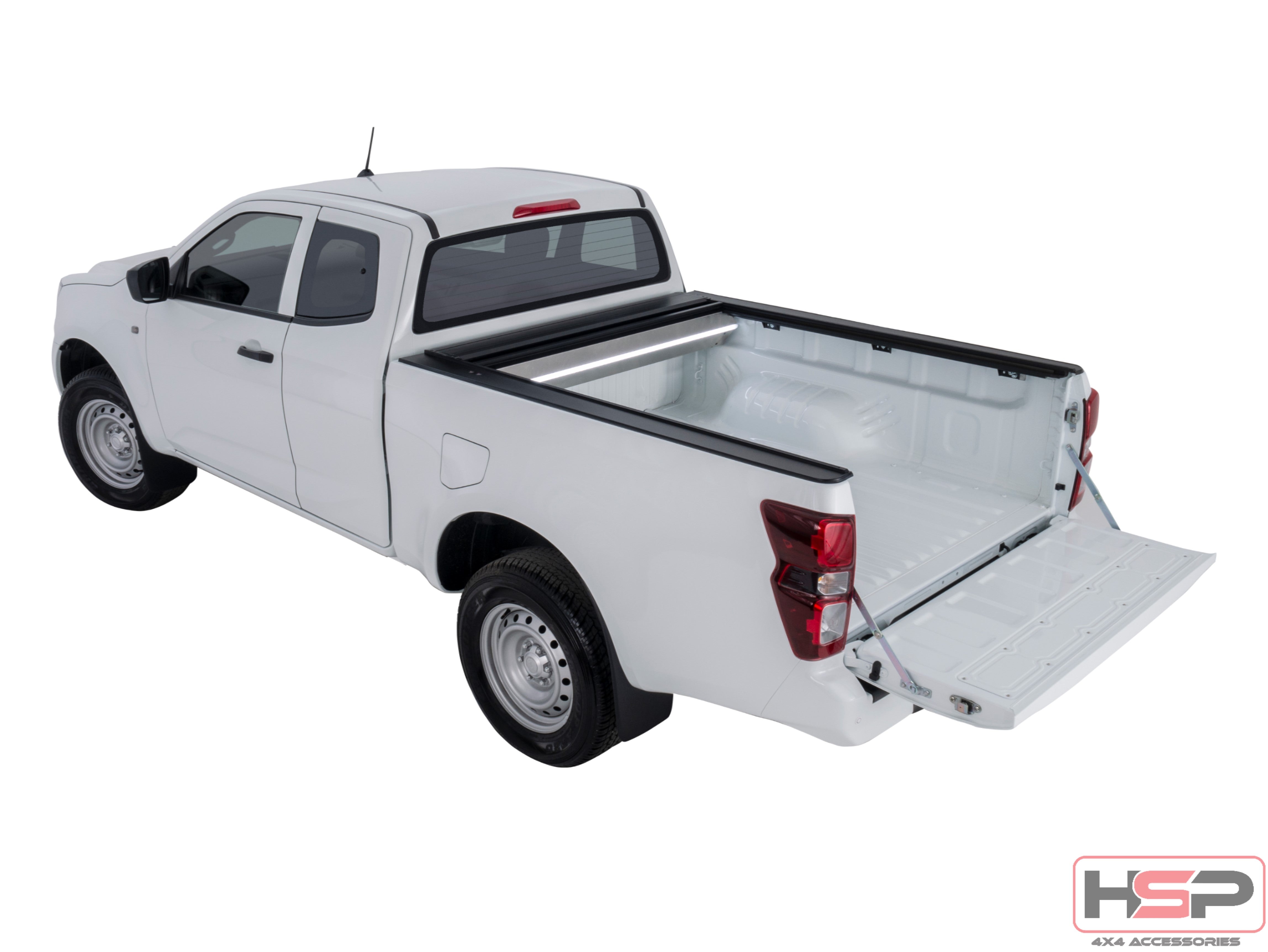 HSP Retractable Tonneau — HSP Retractable Tonneau for Isuzu D-Max Gen 3 — Extended Cab