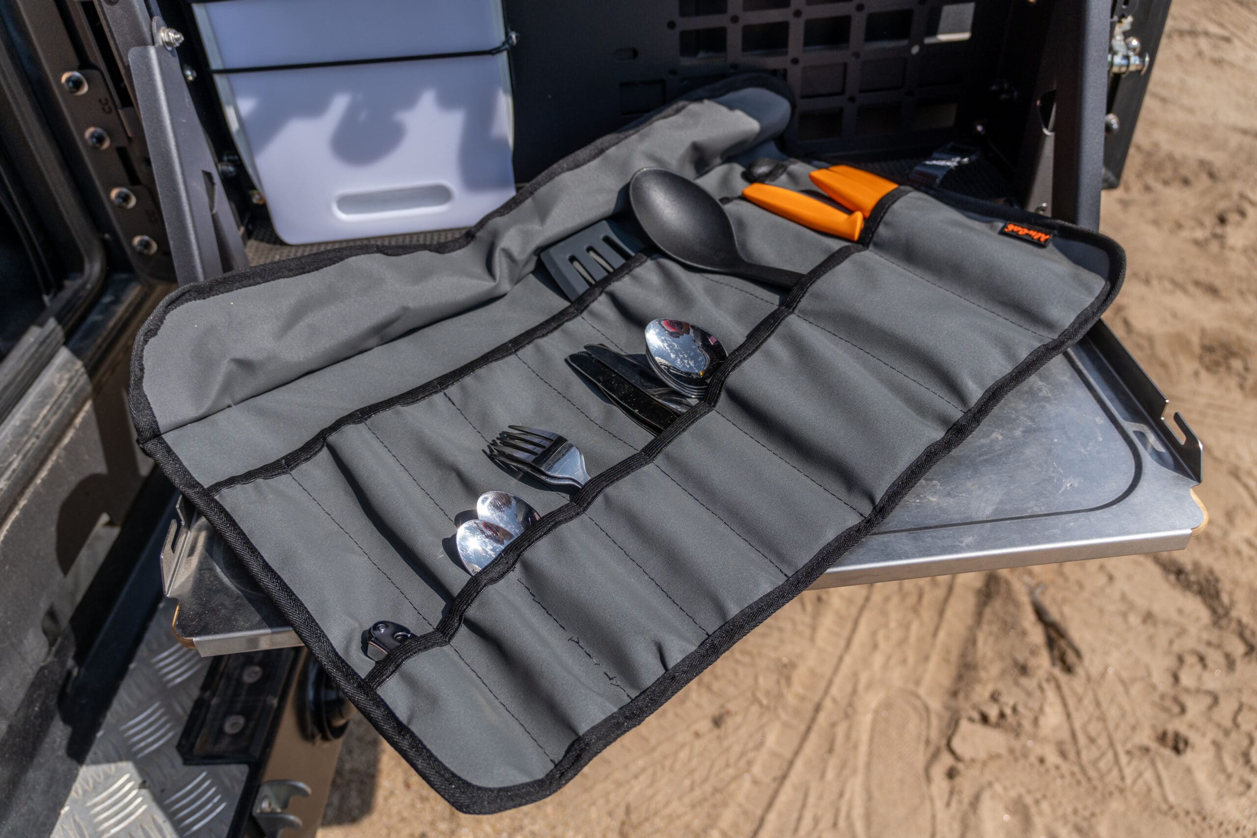 Alu-Cab Deluxe Cutlery Roll — genuine product, Rival 4x4 Australia