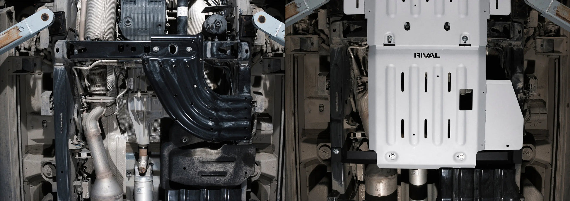 Dodge RAM / TRX (2018-Present) 4x4 Transfer Case Bash Plate (V-3.0D)– Aluminium RIVAL