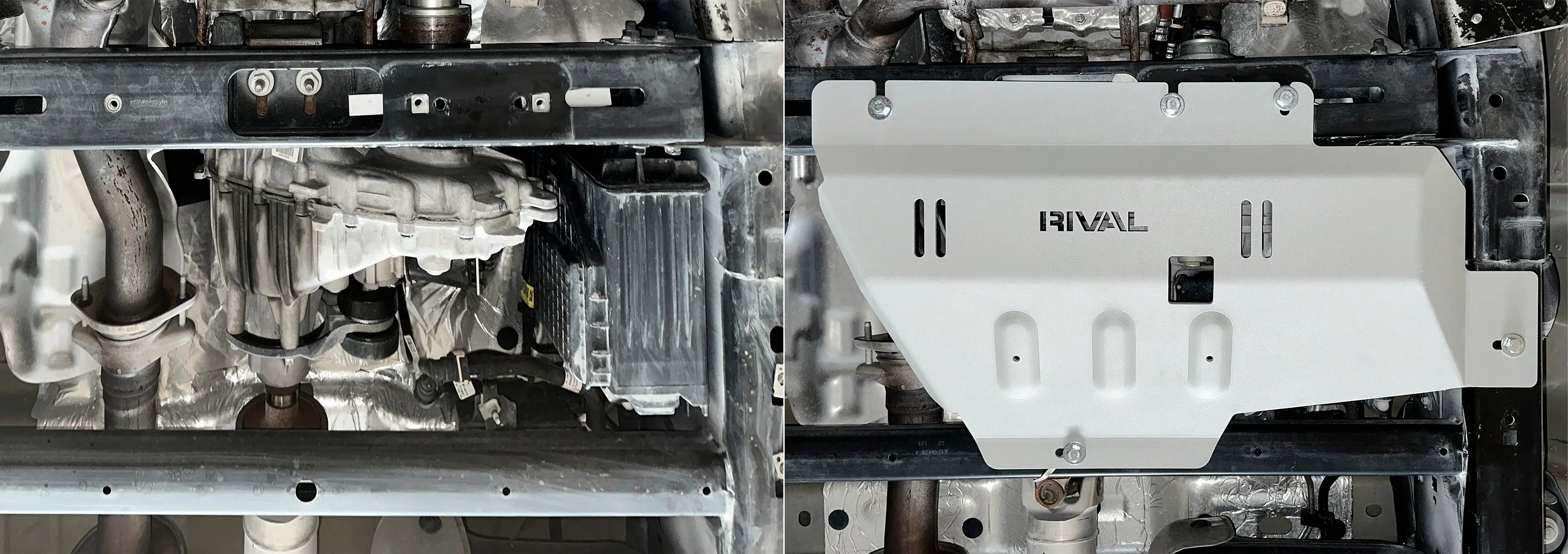 Ford F-150 (2014-Present) 4x4 Transfer Case Bash Plate – Aluminium RIVAL