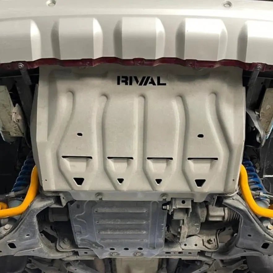 Ford Ranger PX1/PX2/PX3 (2012–2022), Everest (2015–2022) / Mazda BT-50 (2011–2020) 4x4 Radiator Bash Plate – Aluminium RIVAL 4x4 Australia