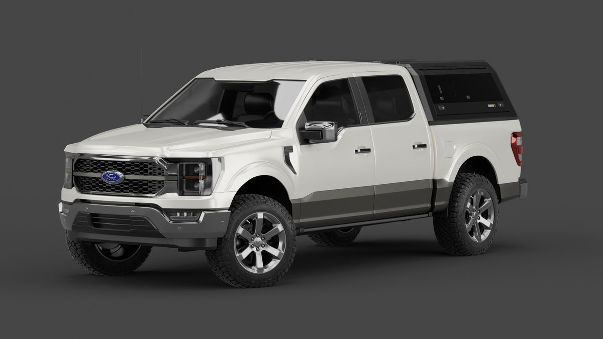 ForgedX Aluminium Ute Canopy - to suit Ford F-150 2021-on (5.5 ft Box) - RIVAL 4x4 Australia