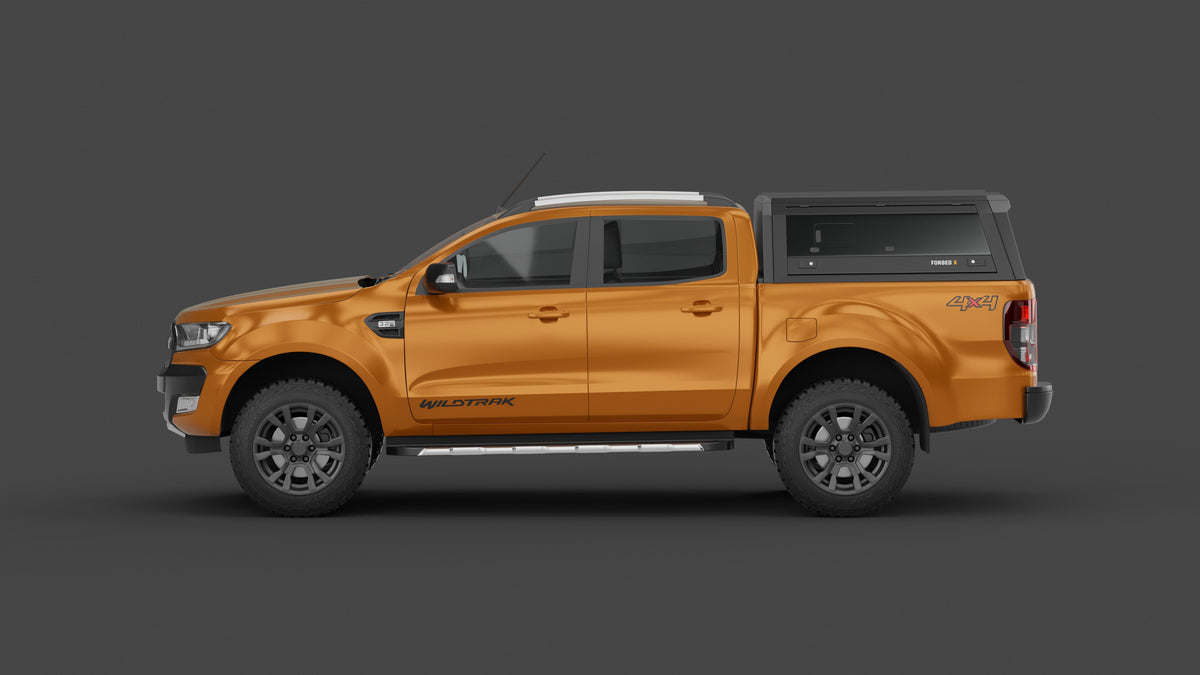 ForgedX Aluminium Ute Canopy - to suit Ford Ranger PX, PX2 & PX3 2012-2022 - RIVAL 4x4 Australia