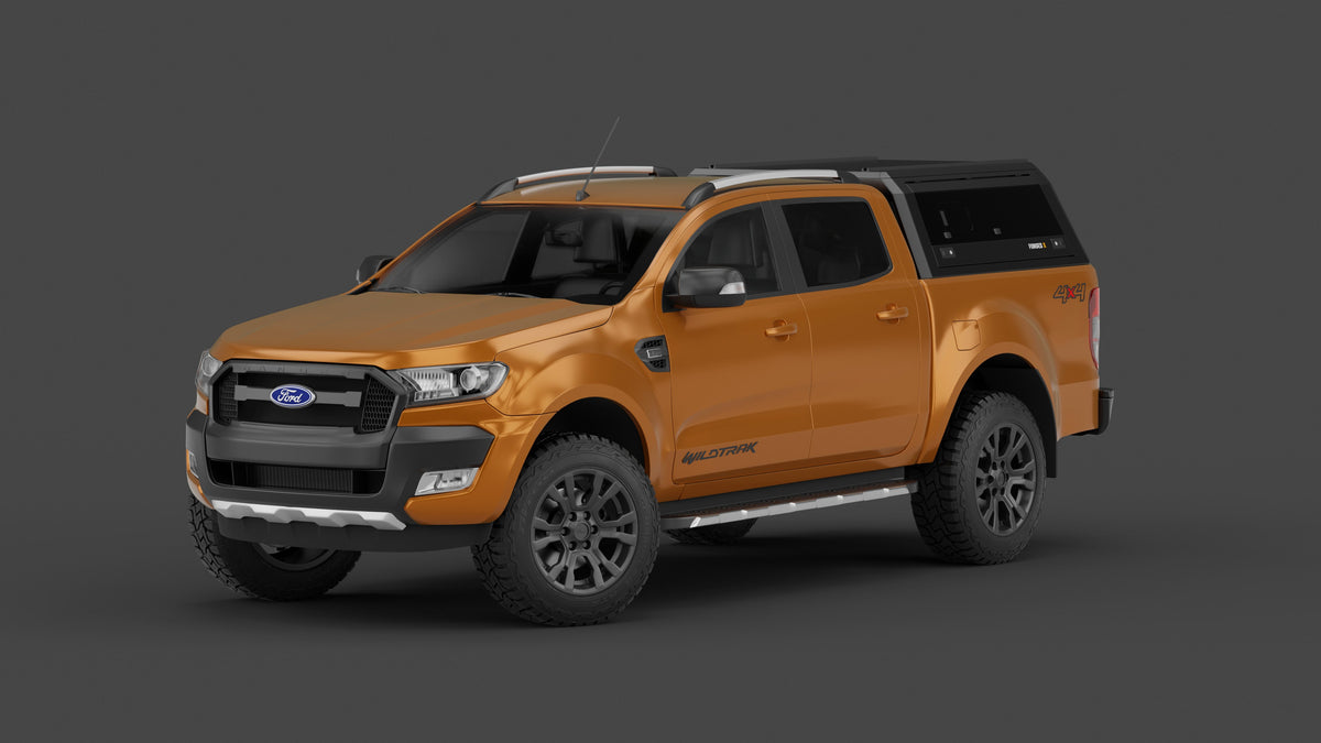ForgedX Aluminium Ute Canopy - to suit Ford Ranger PX, PX2 & PX3 2012-2022 - RIVAL 4x4 Australia