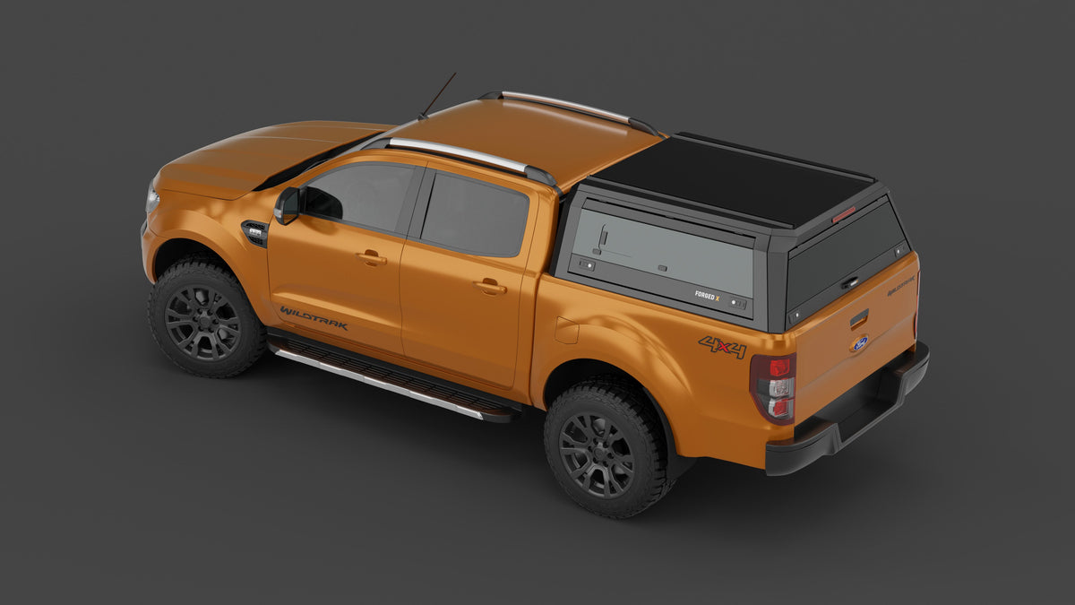 ForgedX Aluminium Ute Canopy - to suit Ford Ranger PX, PX2 & PX3 2012-2022 - RIVAL 4x4 Australia