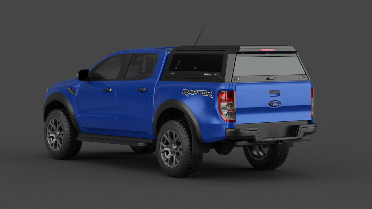 ForgedX Aluminium Ute Canopy - to suit Ford Ranger Raptor PX3 2018-2022 - RIVAL 4x4 Australia