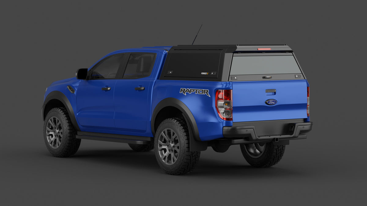 ForgedX Aluminium Ute Canopy - to suit Ford Ranger Raptor PX3 2018-2022 - RIVAL 4x4 Australia