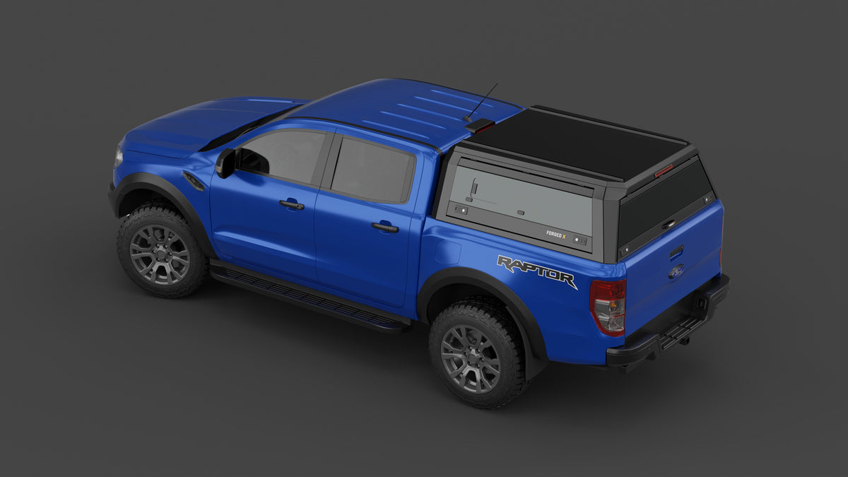 ForgedX Aluminium Ute Canopy - to suit Ford Ranger Raptor PX3 2018-2022 - RIVAL 4x4 Australia