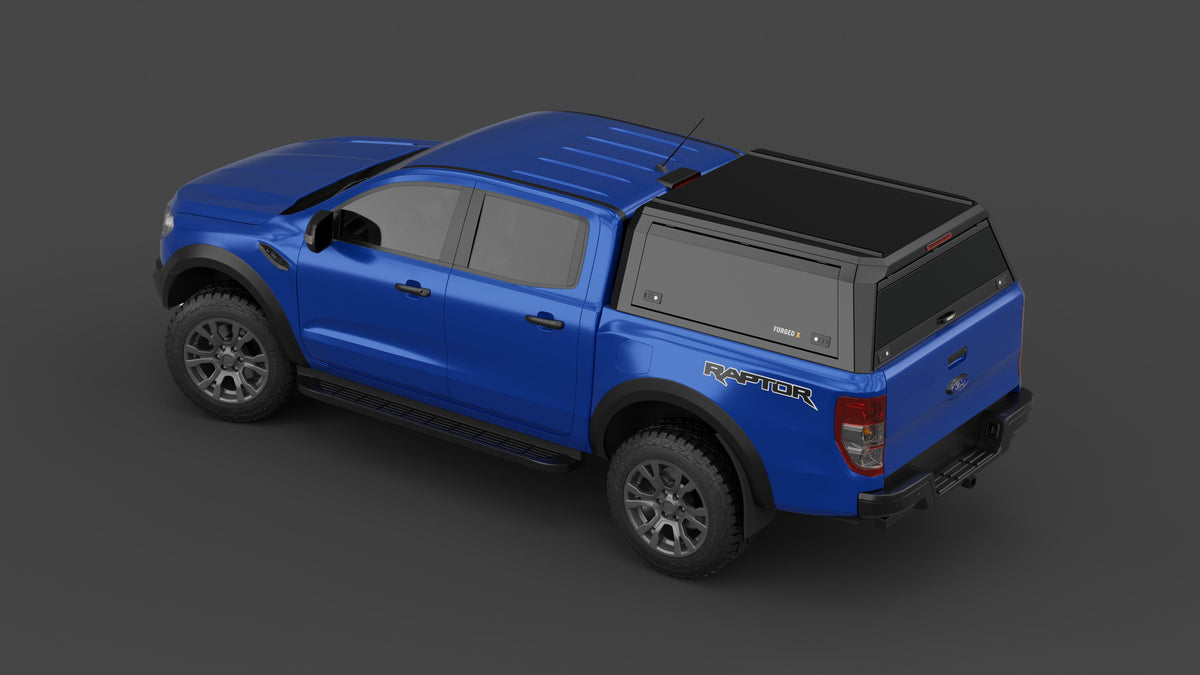 ForgedX Aluminium Ute Canopy - to suit Ford Ranger Raptor PX3 2018-2022 - RIVAL 4x4 Australia