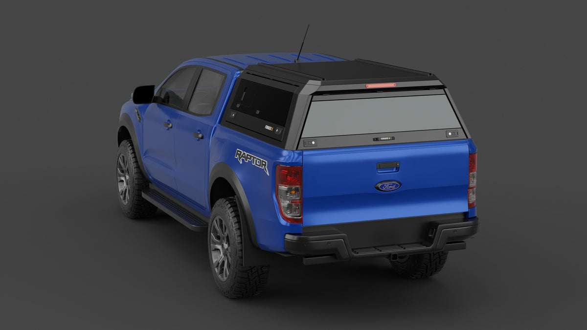 ForgedX Aluminium Ute Canopy - to suit Ford Ranger Raptor PX3 2018-2022 - RIVAL 4x4 Australia