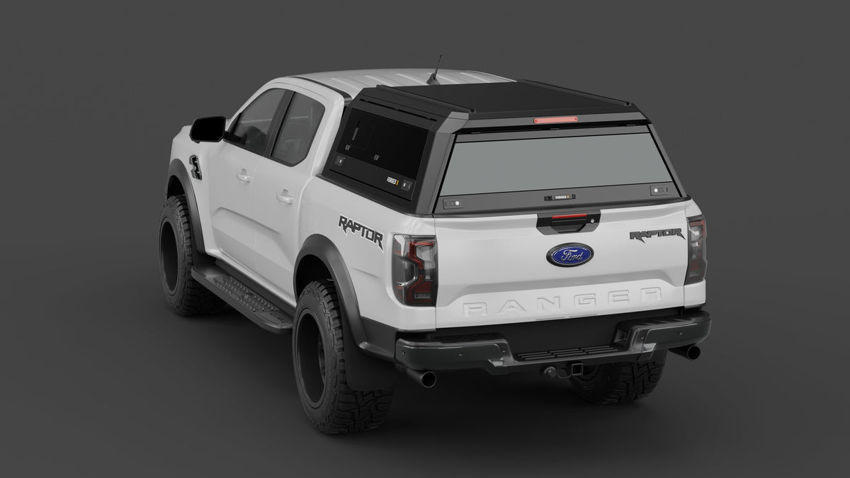 ForgedX Aluminium Ute Canopy - to suit Ford Ranger Raptor 2023-on - RIVAL 4x4 Australia
