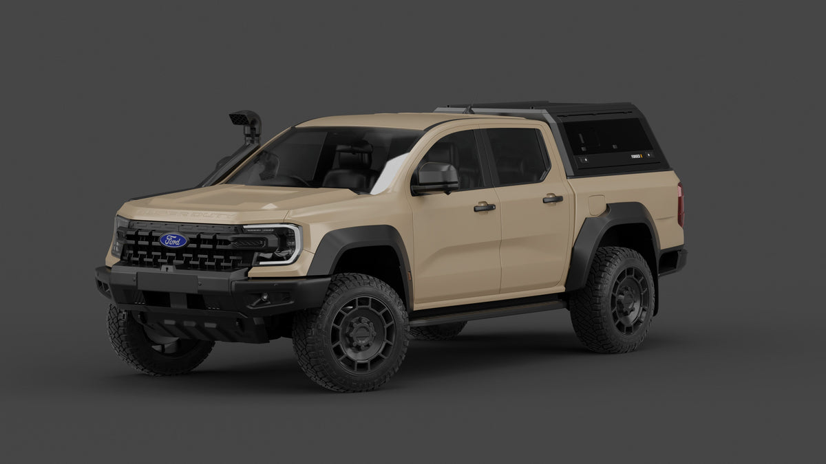 ForgedX Aluminium Ute Canopy - to suit Ford Ranger Super Duty 2026-on - RIVAL 4x4 Australia