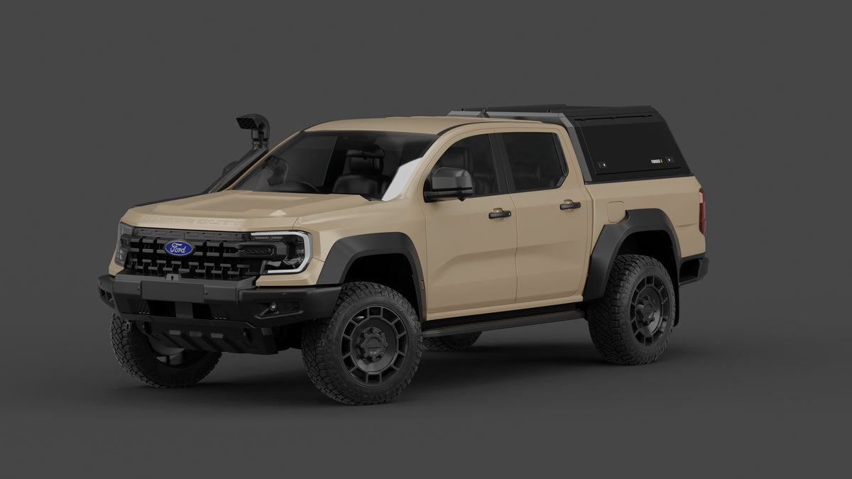 ForgedX Aluminium Ute Canopy - to suit Ford Ranger Super Duty 2026-on - RIVAL 4x4 Australia
