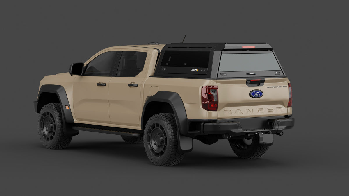 ForgedX Aluminium Ute Canopy - to suit Ford Ranger Super Duty 2026-on - RIVAL 4x4 Australia
