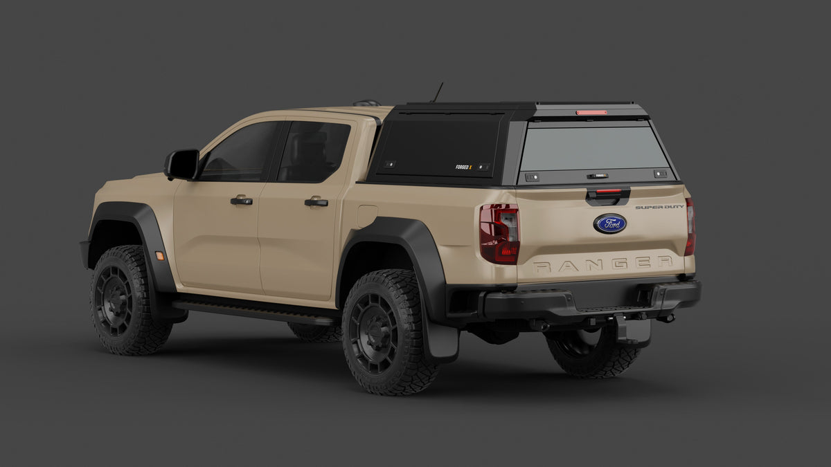 ForgedX Aluminium Ute Canopy - to suit Ford Ranger Super Duty 2026-on - RIVAL 4x4 Australia