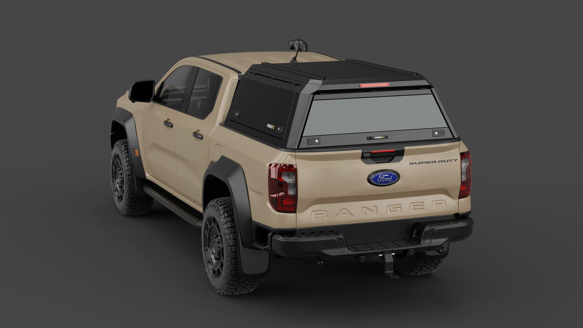 ForgedX Aluminium Ute Canopy - to suit Ford Ranger Super Duty 2026-on - RIVAL 4x4 Australia