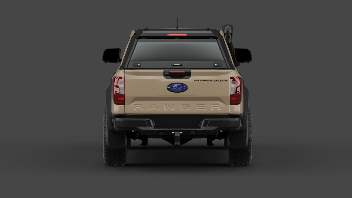 ForgedX Aluminium Ute Canopy - to suit Ford Ranger Super Duty 2026-on - RIVAL 4x4 Australia