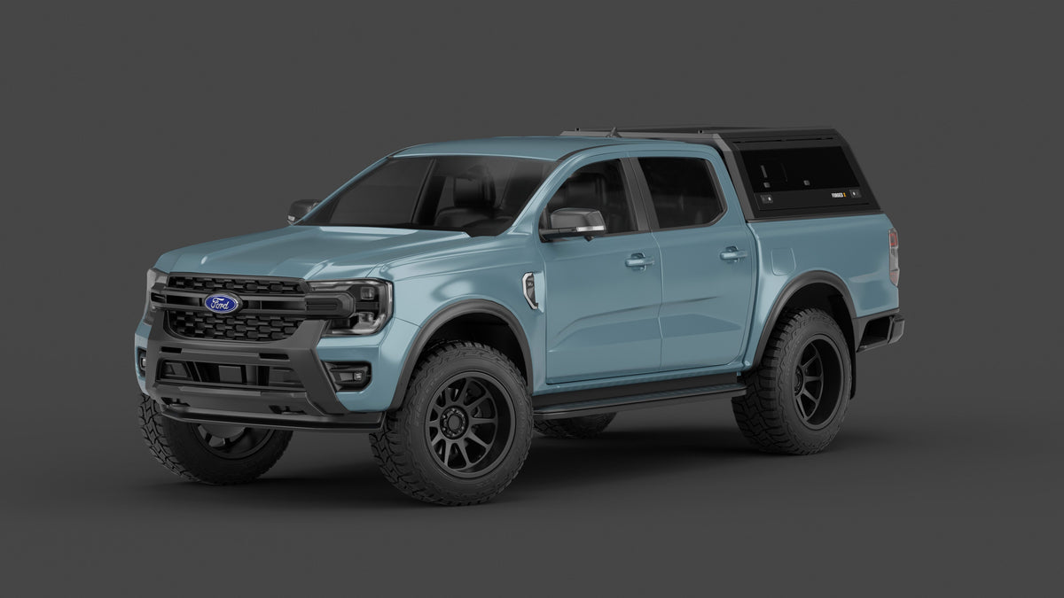 ForgedX Aluminium Ute Canopy - to suit Ford Ranger Next-Gen 2023-on - RIVAL 4x4 Australia