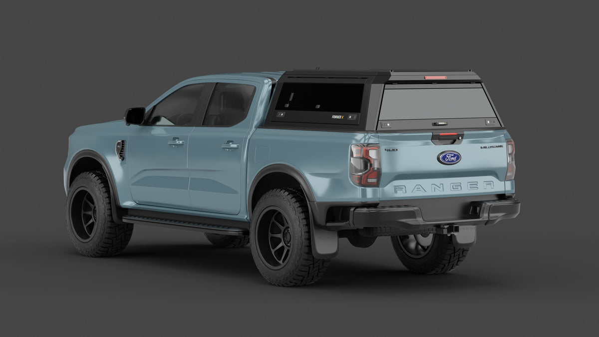 ForgedX Aluminium Ute Canopy - to suit Ford Ranger Next-Gen 2023-on - RIVAL 4x4 Australia
