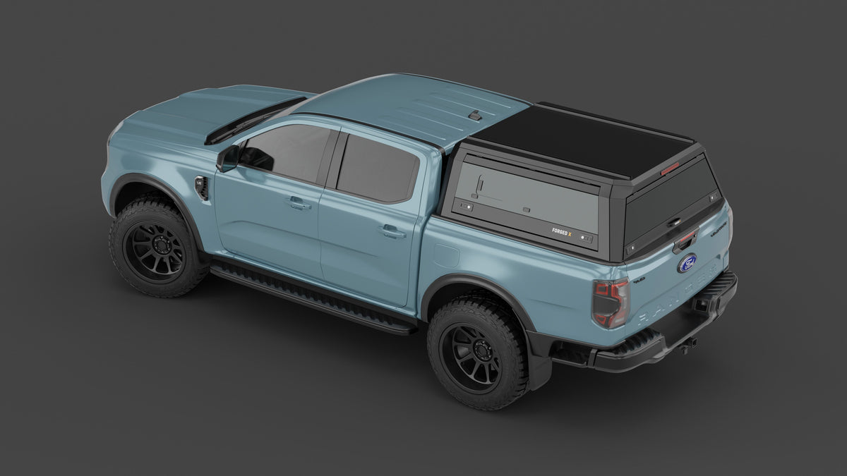 ForgedX Aluminium Ute Canopy - to suit Ford Ranger Next-Gen 2023-on - RIVAL 4x4 Australia