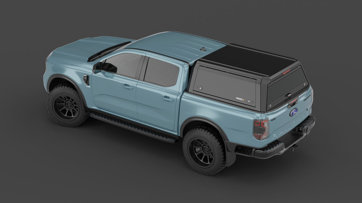 ForgedX Aluminium Ute Canopy - to suit Ford Ranger Next-Gen 2023-on - RIVAL 4x4 Australia